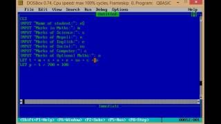 How To Make Reasult On QBASIC