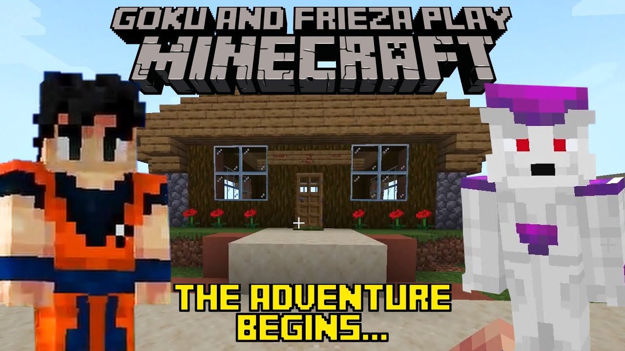 Goku And Frieza Play Minecraft
