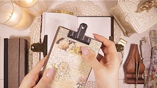 ASMR 가장 듣기 좋은 빈티지 다꾸 모음집 : Best Brain Melting Triggers : Vintage journal