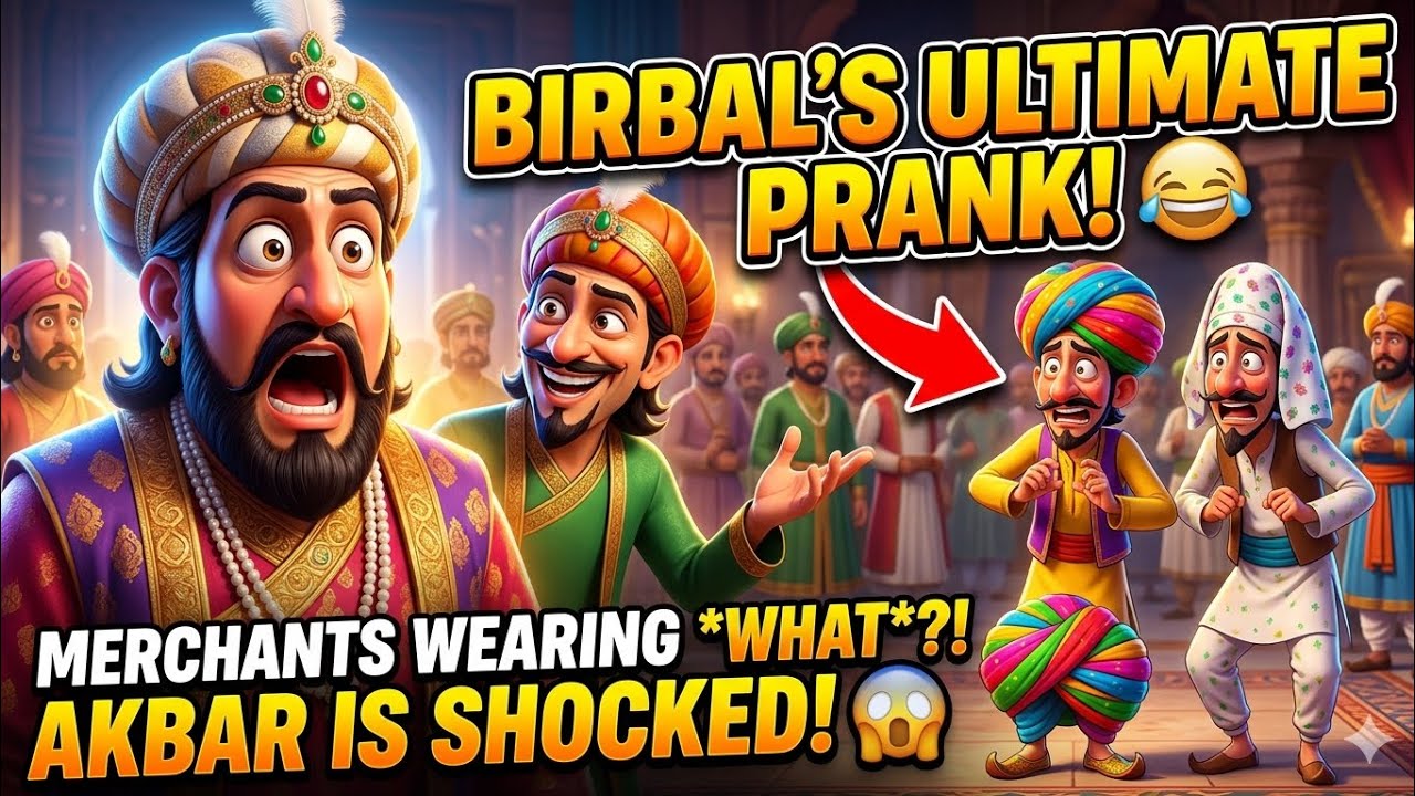 #Funny Akbar Birbal Story That Will Make You Laugh 😂#सबसे मजेदार अकबर ...