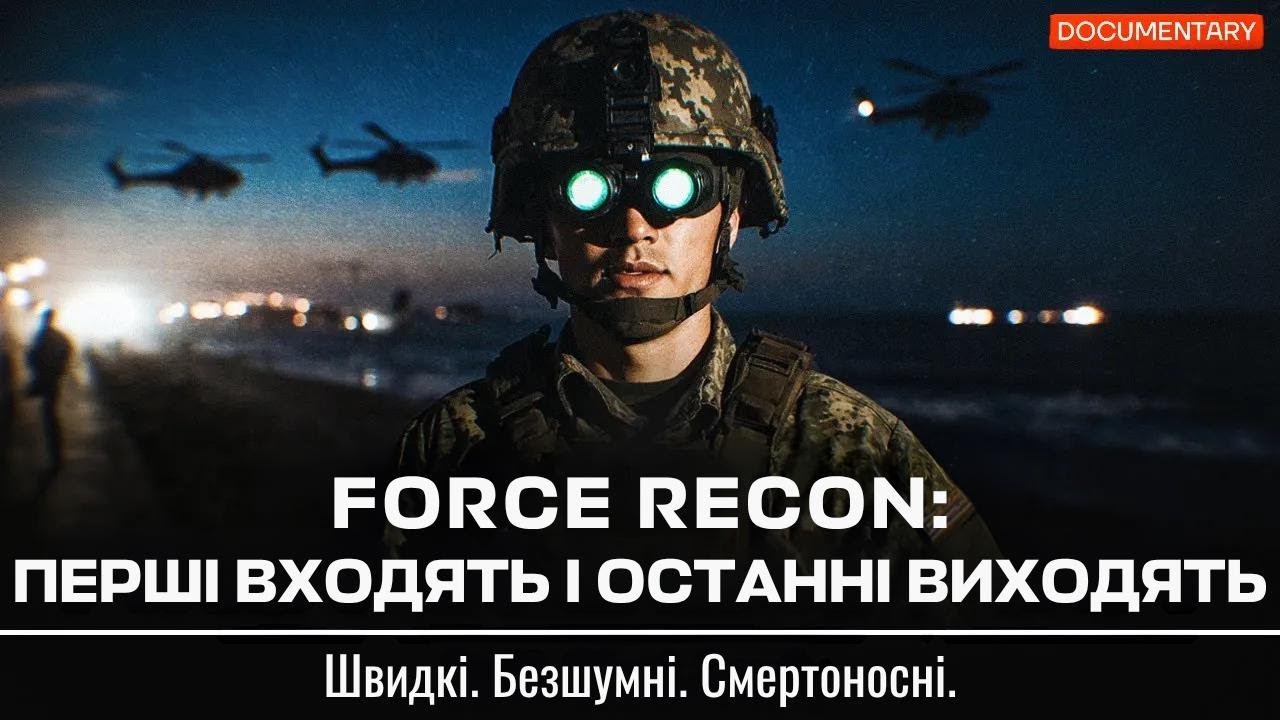 Морпіхи Force Recon: Перші заходять, останні виходять | Військовий документальний фільм