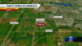 Sarpy County deputies make multiple arrests after responding to large disturbance