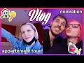 J'AI LES CLÉS, APPARTEMENT TOUR (vide) & COLORATION 🤩 | Vlog AyoTV