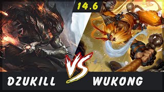 Dzukill - Yasuo vs Wukong TOP Patch 14.6 - Yasuo Gameplay