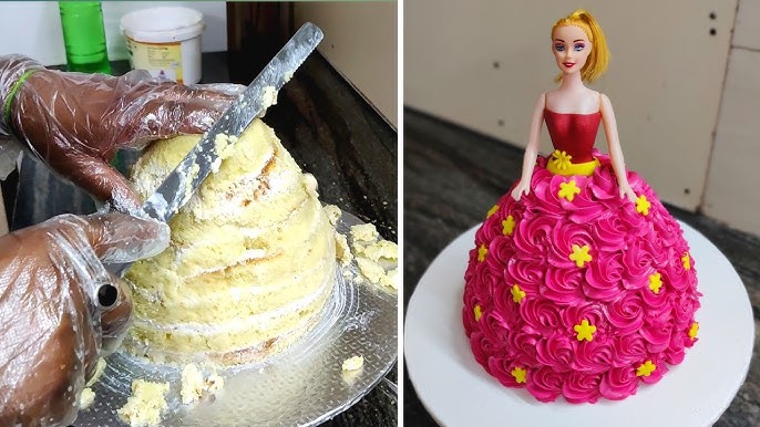 Recette - Gâteau anniversaire Barbie en vidéo 
