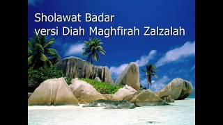 Sholawat Badar versi  Diah Maghfiroh Zalzalah