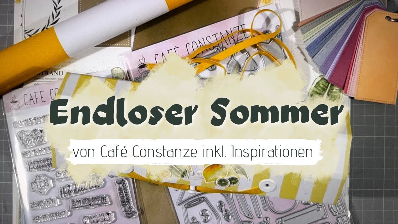 Unboxing Café Constanze #endlosersommer mit Beispielen, Graupappe, Sommer, DIY