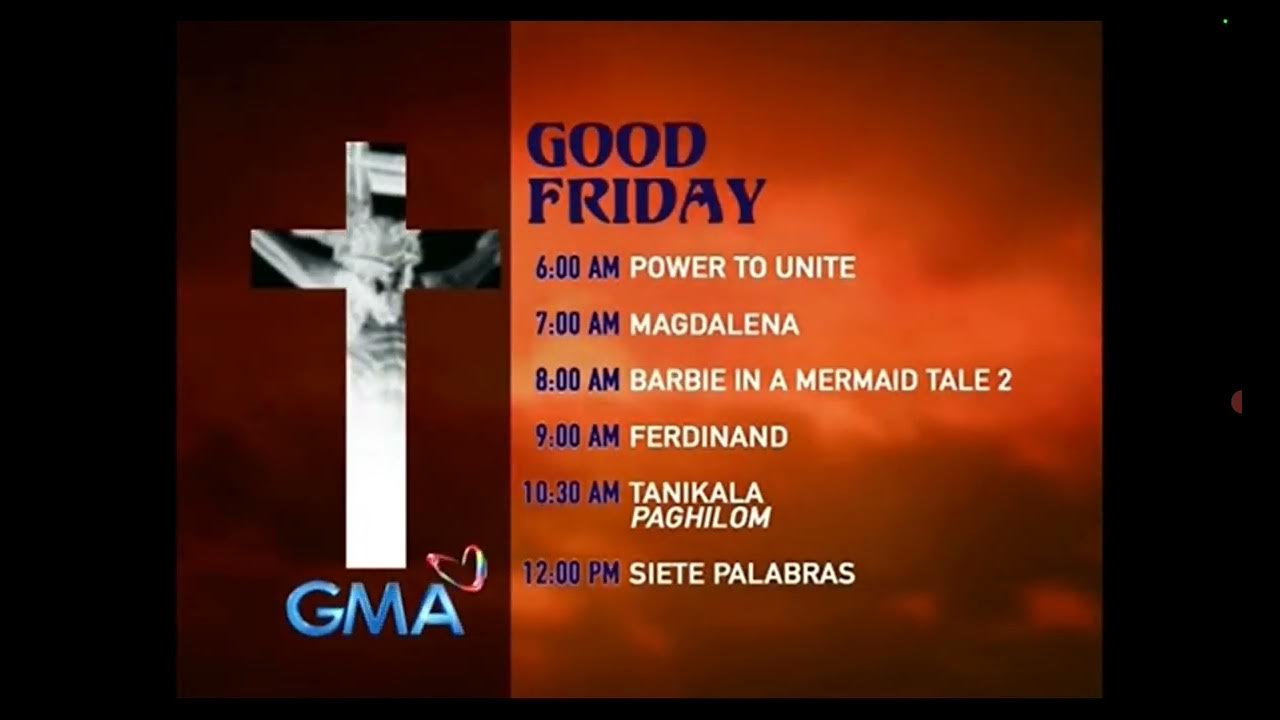 Gma Schedule March 29 2024 Good Friday YouTube