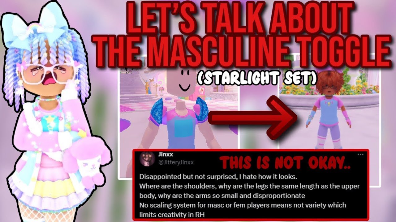 PLAYERS ARE NOT HAPPY WITH THE STARLIGHT SET MASCULINE TOGGLE