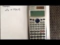 Binomialrechnungen mit Taschenrechner, Casio-fx ...