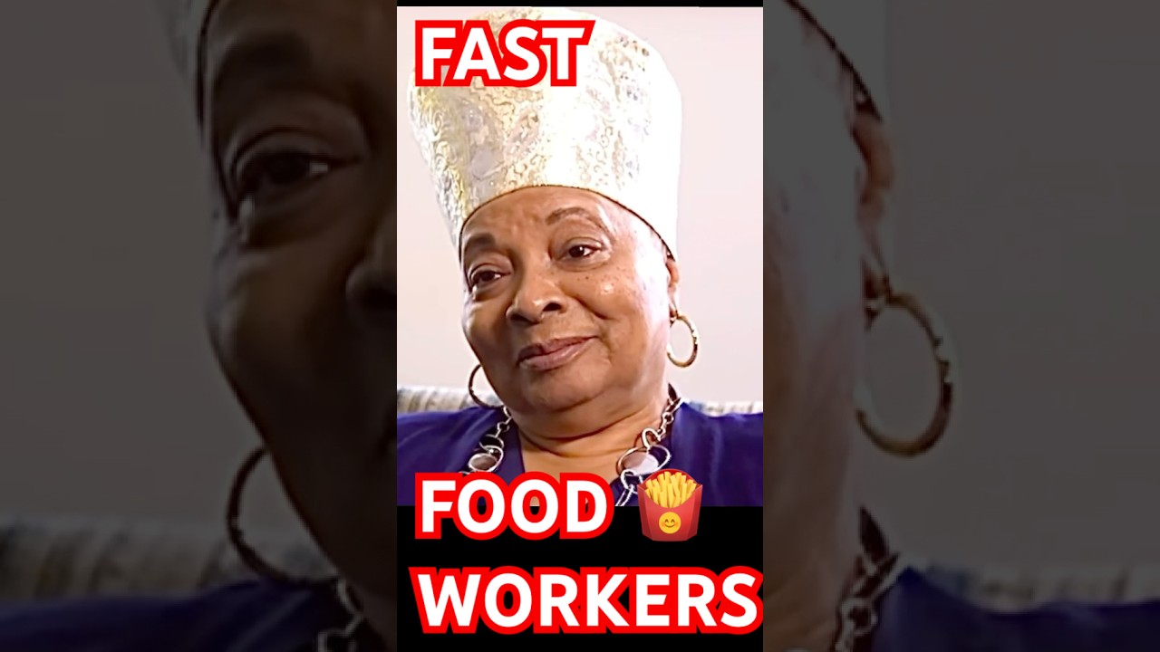 ( FAST FOOD 🍟 WORKERS ) SHAHRAZAD ALI SPEAKS. ( THAT’S NOT MY ORDER? ) 