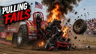 Insane Tractor Pulling Fails – Engines Explode & Parts Fly! #49