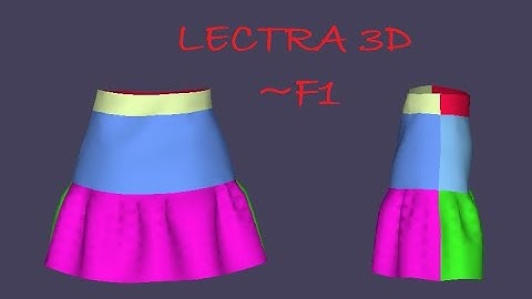 #LECTRA-3D #SKIRT-3D #LECTRA-V8R1-3D #Cad-pattern-3D #Lectra-3D-making #Dummy-fitting