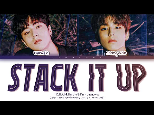 TREASURE Park Jeongwoo x Haruto - Stack It Up Cover (Color Coded Lyrics) class=