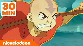 Avatar: la leyenda de Aang | ¡30 minutos de las mejores batallas! | Nickelodeon en Español