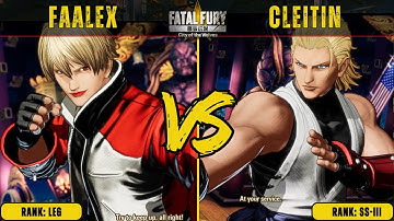 FF:CotW 🌟FAALEX (Rock) vs CLEITIN (Andy)🌟Replay Match - FATAL FURY: City of the Wolves!