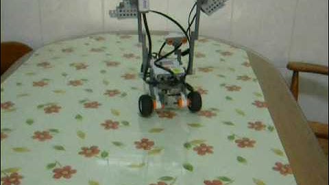 NXT Robot with 2 Sound Sensors (moving)