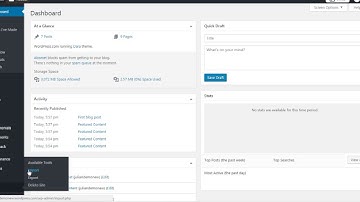 WordPress Import/Export