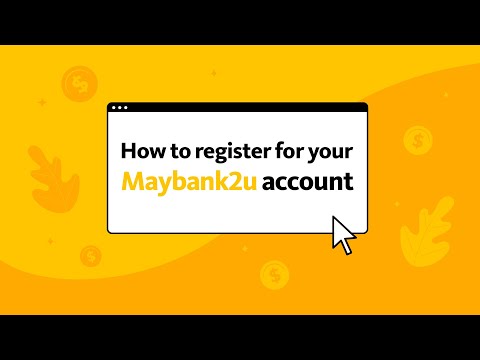 How to register for your Maybank2u account online