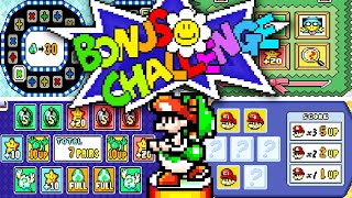 Yoshi's Island - PERFECT in all Bonus Challenges & Mini-Battles