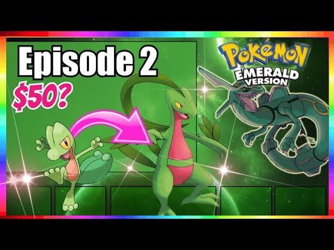 pokemon go neue pokemon 2019 Pokemon Emerald Series - Episode 2! $50 Donation + Grovyle Evolution!