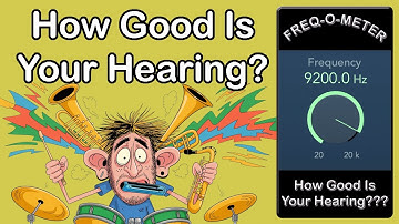How Good Is Your Hearing using a Frequency Test Oscillator from Logic Pro X