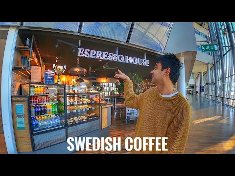 Swedish Fika Coffee at Stockholm Arlanda Airport in Sweden 2021 | Espresso House | Indianfoodie