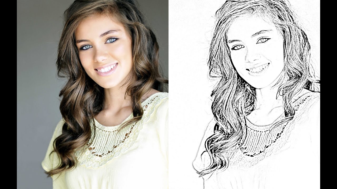 Turn A Photo Into A Pencil Sketch In Photoshop Tutorial Pencildrawing ...