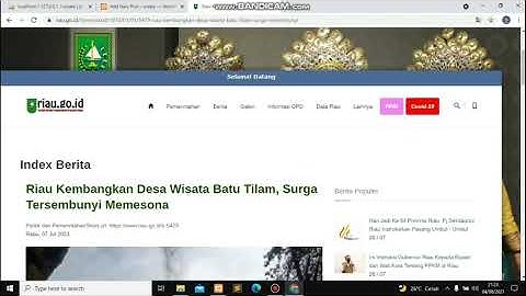 Membuat website dengan CMS Wordpress