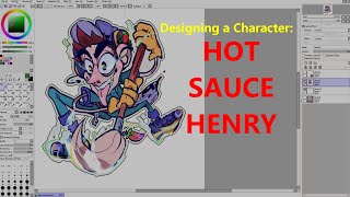 SPEED Character Design LIVE - HotSauce Henry!