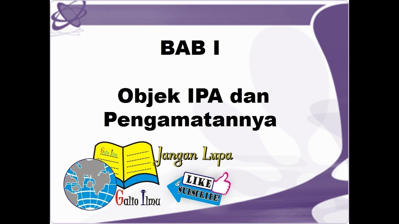 Pelajaran Ipa Kelas 7 Semester 1