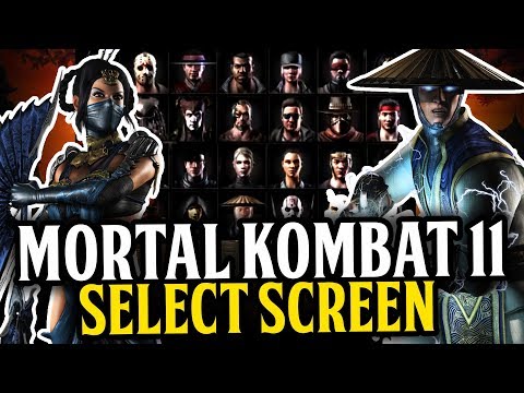 Mortal Kombat Select Screen Design Mortal Kombat Select Screen Design