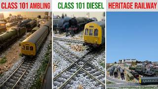 Class 101 ambling past the steam engine sidings.
