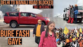 Meerut to Manali Jana Hua Muskil || Farmers' Protest *NO INTERNET*  [EP:01]