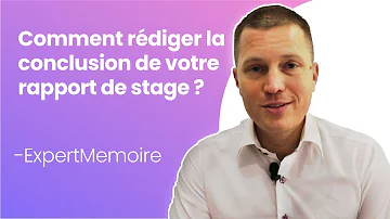 Comment faire une conclusion de rapport de stage 3eme ?