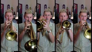 Lady Gaga, Bruno Mars - Die With a Smile arranged for Brass Quintet with sheet music