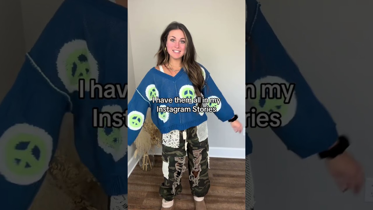 Thursday OOTD: Hammer Peace Sweater + Thunder Distressed Joggers + Robbie Booties 🖤 