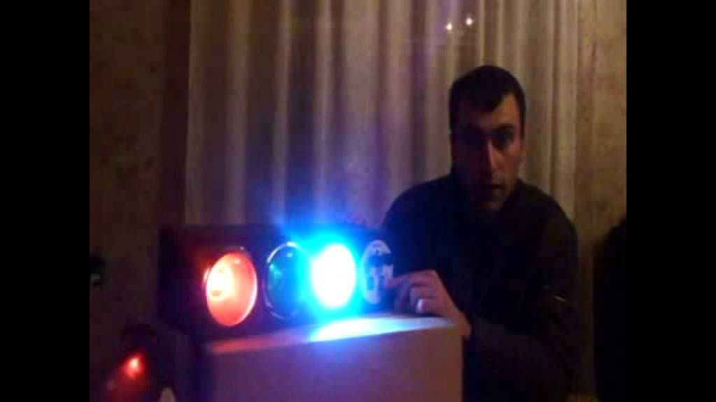 Цветомузыка Электроника СДУ 3 - YouTube