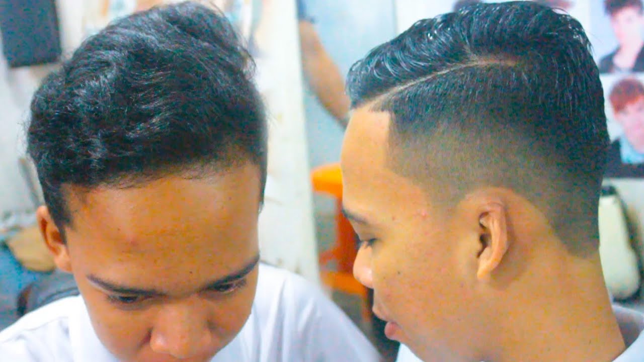 CARA MUDAH POTONG RAMBUT  ikal  bergelombang  YouTube