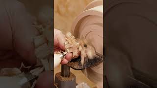 Satisfying #axminstertools #woodworking #woodturning #lathe #shorts #wood