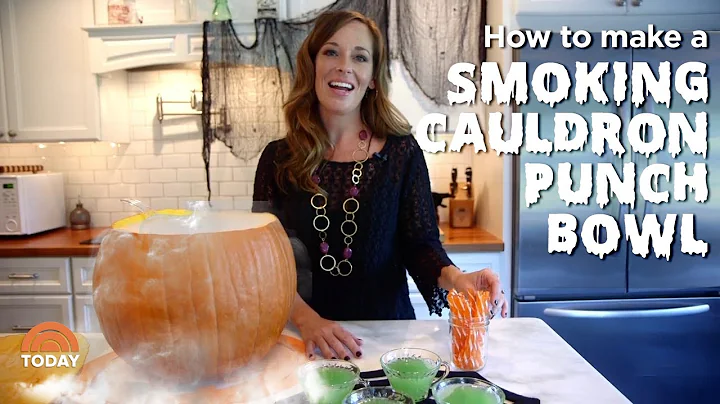 How to Make a Smoking Cauldron Punch Bowl