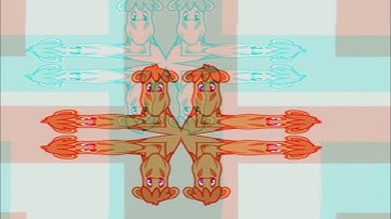 TIGER IN CAMEL/ using ANAGLYPH SLIDE FX IN DEMENSIOLNAL MIRRORS FX