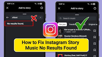 How to Fix Instagram Story Music No Results Found | Music Results Found in Instagram Story 