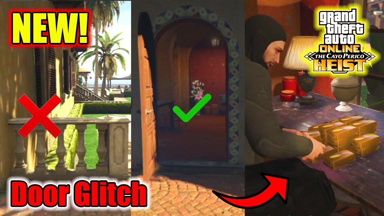 NEW! Door Glitch In The Cayo Perico Heist How To Unlock Door Solo