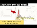 Focal points are vital  4 key drawing tips for beginners