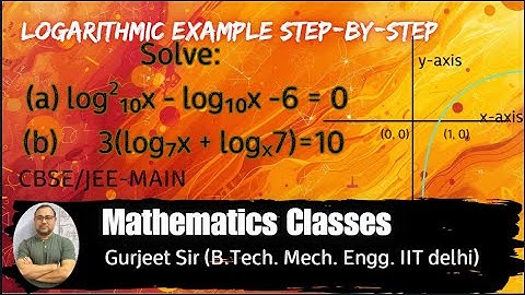 logarithmic equation #JEEPreparation #LogarithmConcepts #JEE2025