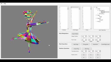 Mini-Maya Mesh Editor using OpenGL and C++