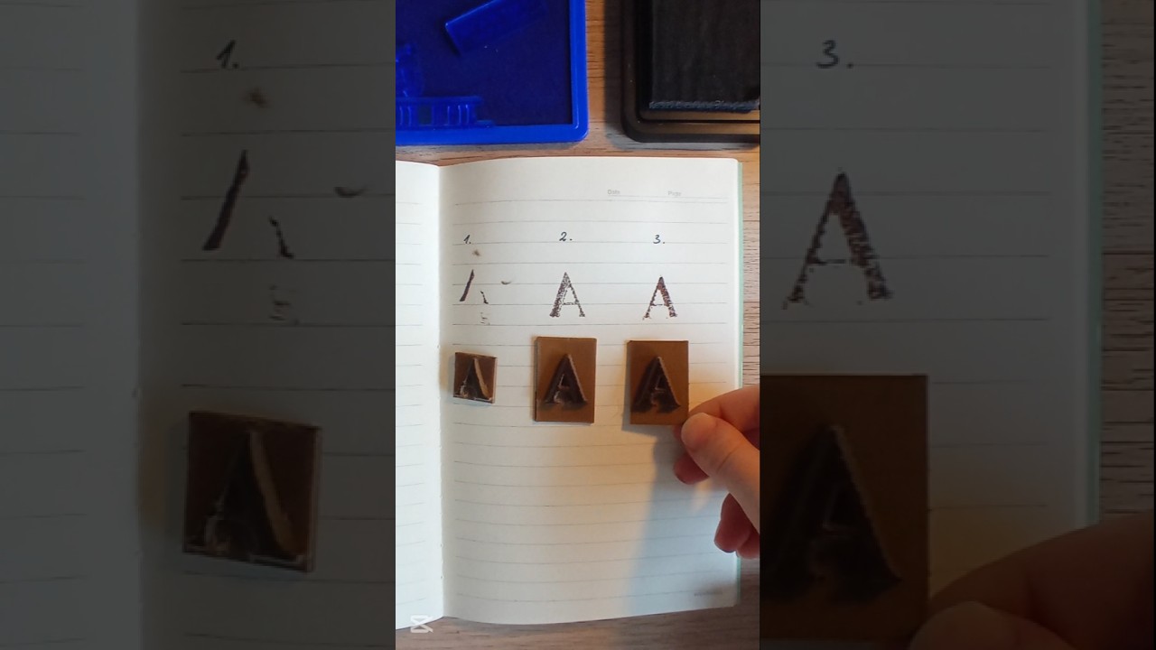 how I 3D printed my own stamps 💡- part 1 