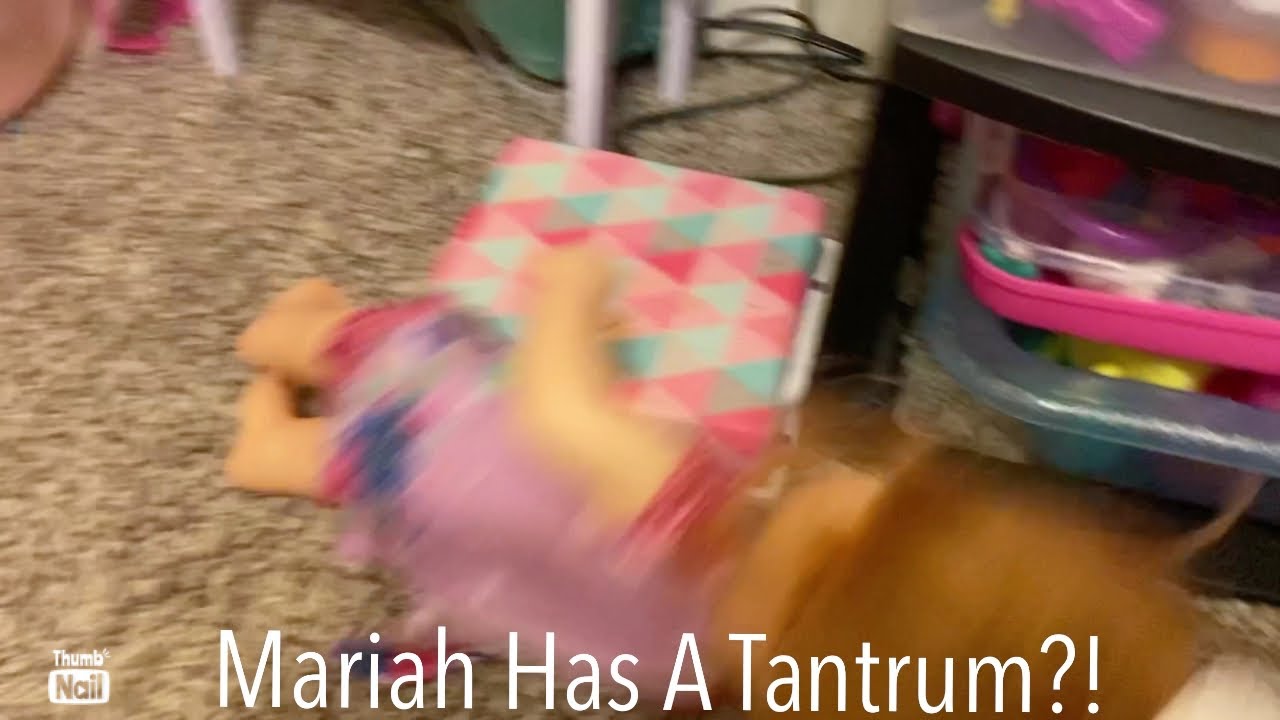 BABY ALIVE: (Recreation) of Mariah has a tantrum?! Read desc #babyalive