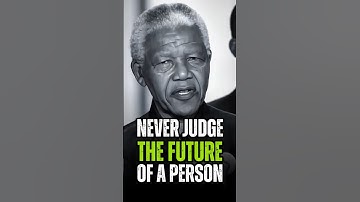 NEVER JUDGE THE FUTURE OF A PERSON #motivation #inspiration #love #mindset #religion #quotes #nelson
